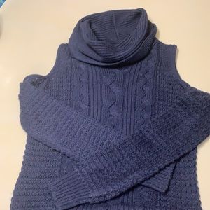 Francesca’s navy sweater dress